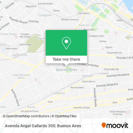 Avenida Angel Gallardo 300 map