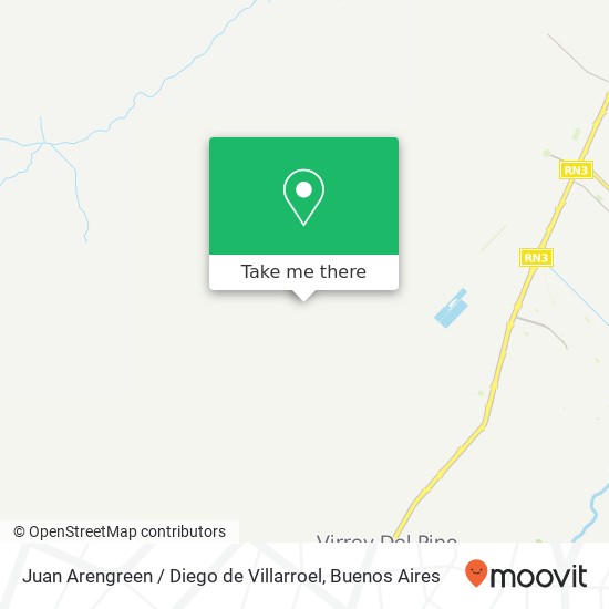 Mapa de Juan Arengreen / Diego de Villarroel