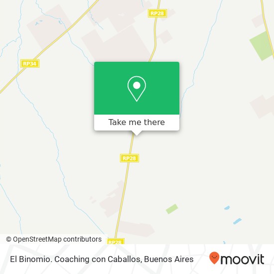 El Binomio. Coaching con Caballos map