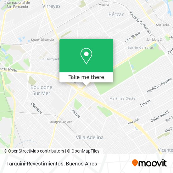 Tarquini-Revestimientos map