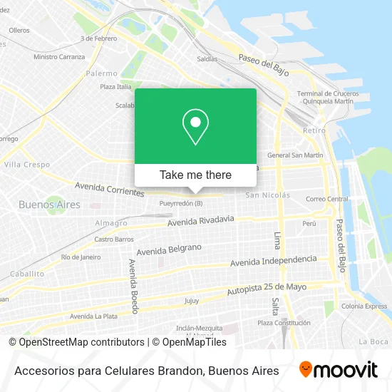 Accesorios para Celulares Brandon map