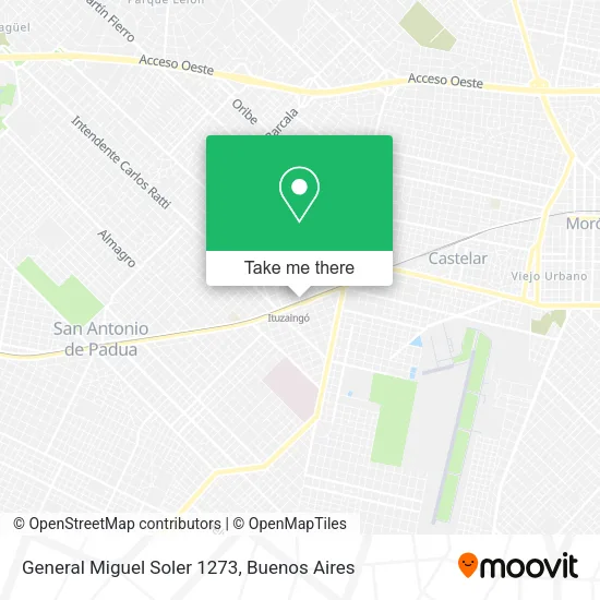 Mapa de General Miguel Soler 1273