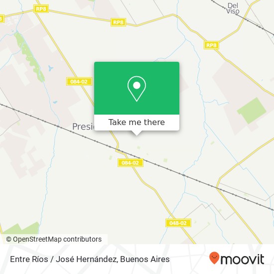 Mapa de Entre Ríos / José Hernández