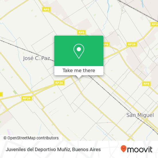 Juveniles del Deportivo Muñiz map