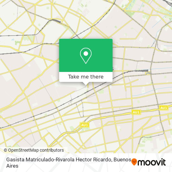 Mapa de Gasista Matriculado-Rivarola Hector Ricardo