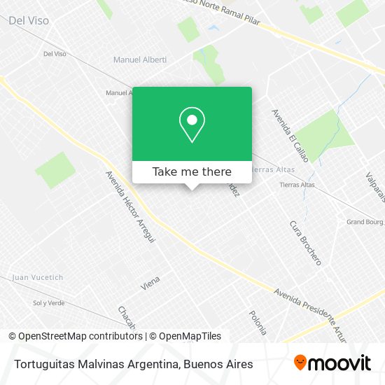 Mapa de Tortuguitas  Malvinas Argentina