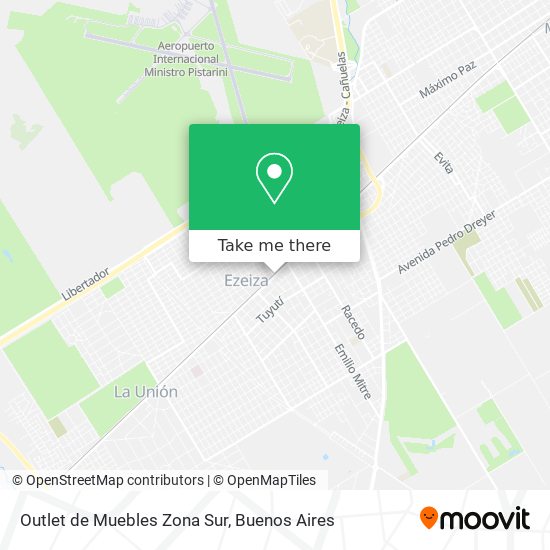 Outlet de Muebles Zona Sur map