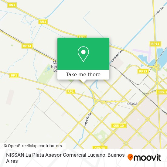 NISSAN La Plata Asesor Comercial Luciano map