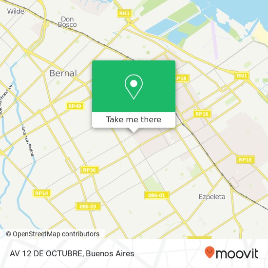 AV 12 DE OCTUBRE map