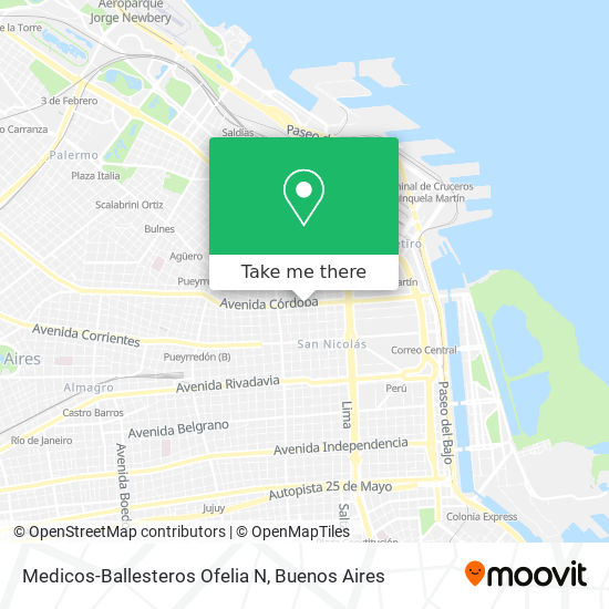 Mapa de Medicos-Ballesteros Ofelia N