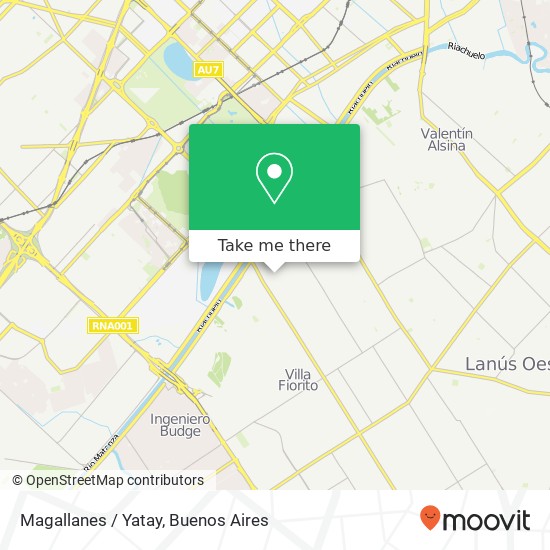 Magallanes / Yatay map