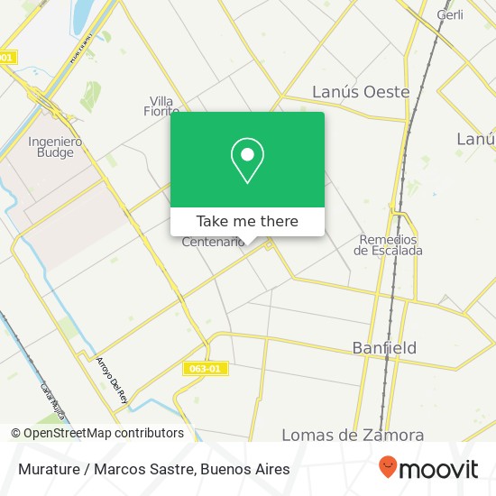 Murature / Marcos Sastre map