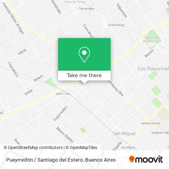 Pueyrredón / Santiago del Estero map