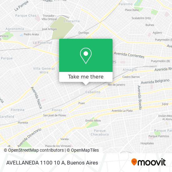 AVELLANEDA 1100 10 A map