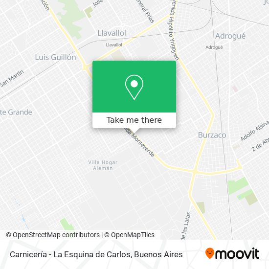 Carnicería - La Esquina de Carlos map