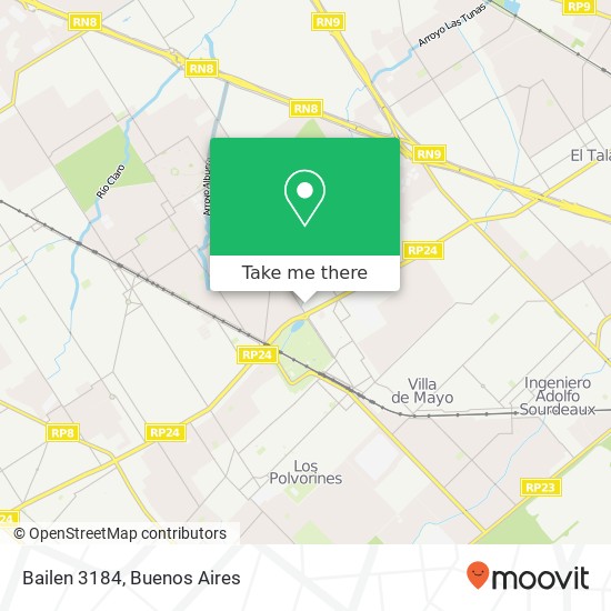 Bailen 3184 map