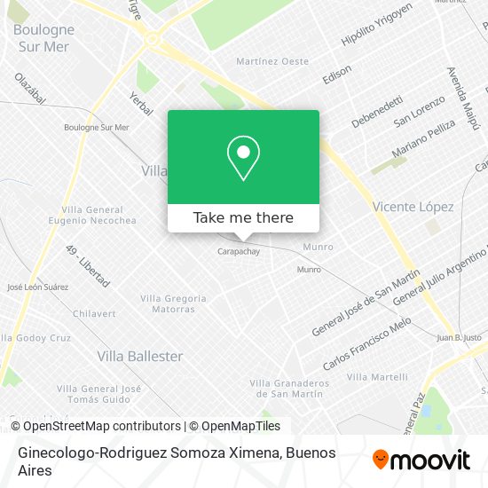 Mapa de Ginecologo-Rodriguez Somoza Ximena
