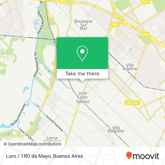Luro / 1RO de Mayo map