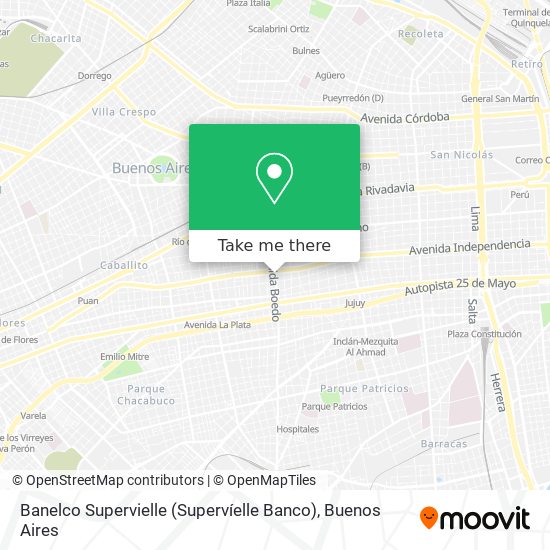 Banelco Supervielle (Supervíelle Banco) map