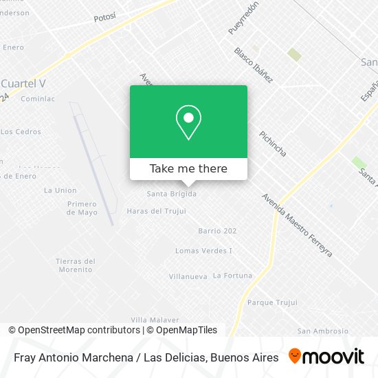 Fray Antonio Marchena / Las Delicias map