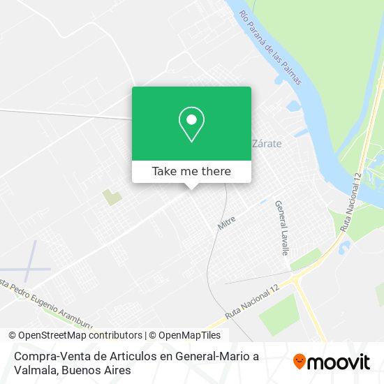 Compra-Venta de Articulos en General-Mario a Valmala map