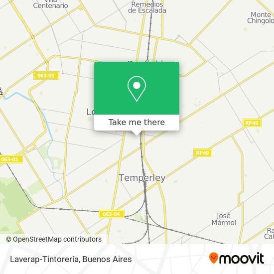 Laverap-Tintorería map