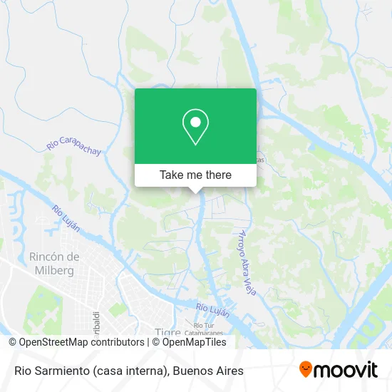 Rio Sarmiento  (casa interna) map