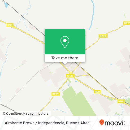 Mapa de Almirante Brown / Independencia