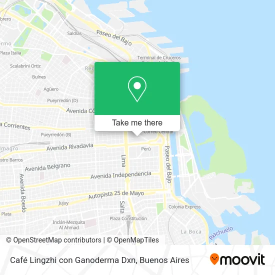Mapa de Café Lingzhi con Ganoderma Dxn