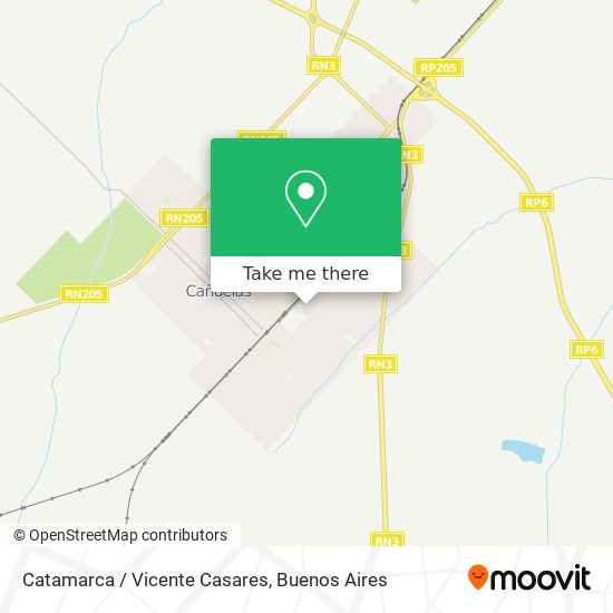 Mapa de Catamarca / Vicente Casares