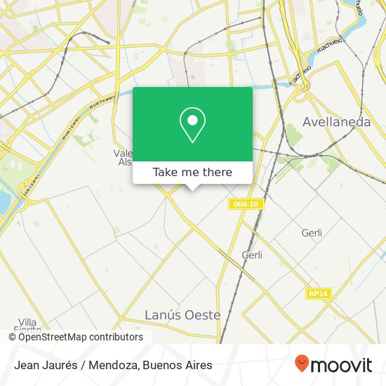 Mapa de Jean Jaurés / Mendoza