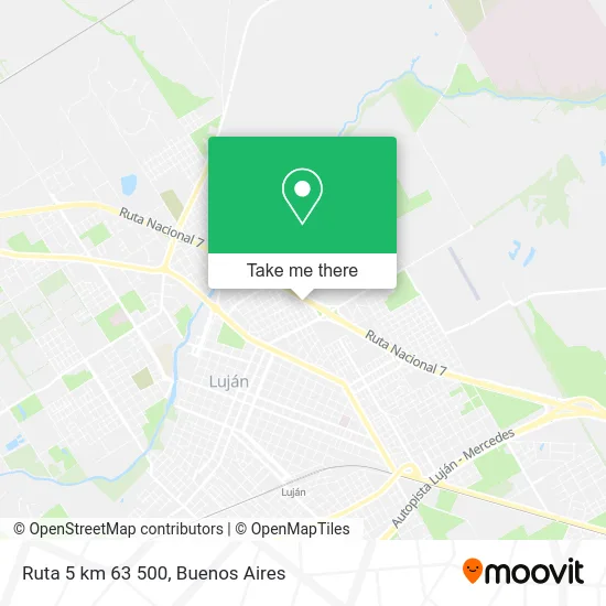 Ruta 5 km 63 500 map