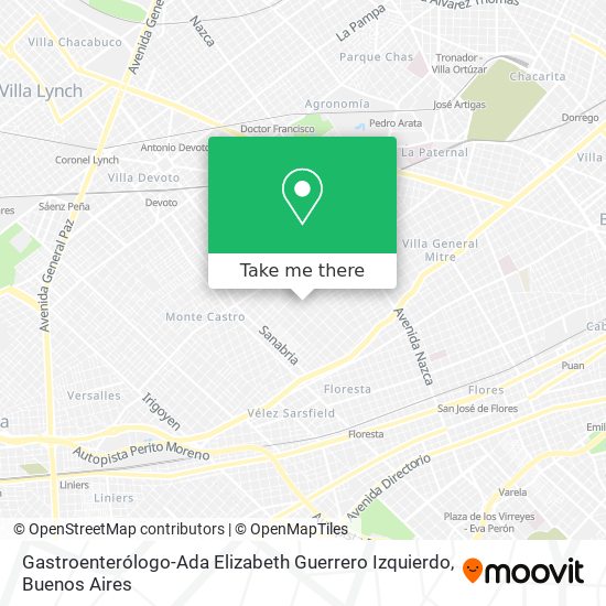 Gastroenterólogo-Ada Elizabeth Guerrero Izquierdo map