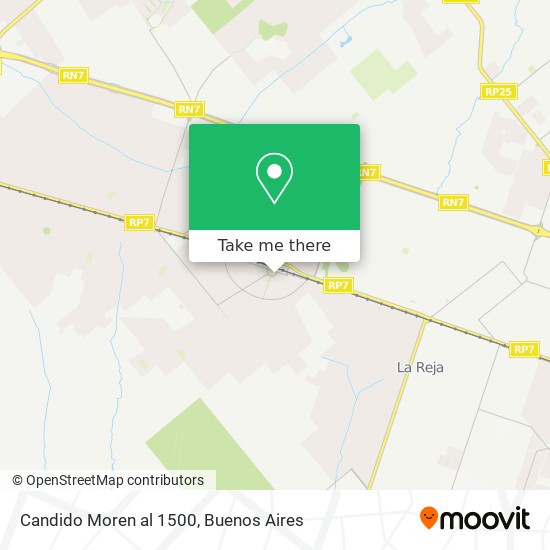 Candido Moren al 1500 map