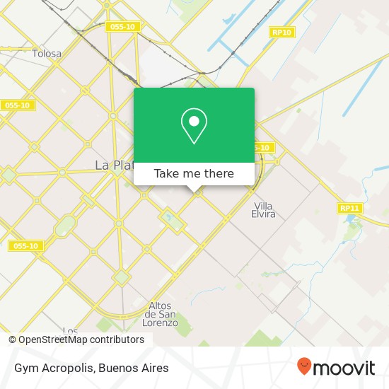 Mapa de Gym Acropolis