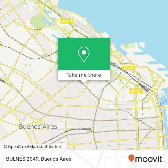 BULNES 2049 map