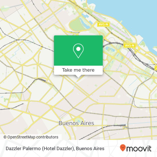 Dazzler Palermo (Hotel Dazzler) map