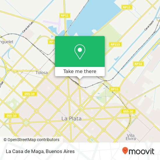 La Casa de Maga map