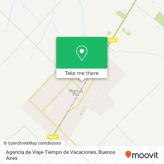 Agencia de Viaje-Tiempo de Vacaciones map