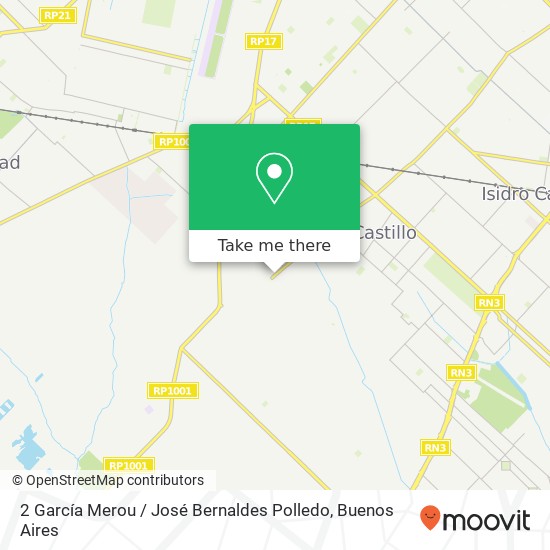 Mapa de 2 García Merou / José Bernaldes Polledo