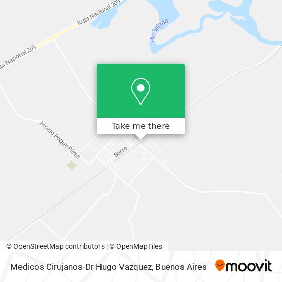Medicos Cirujanos-Dr Hugo Vazquez map