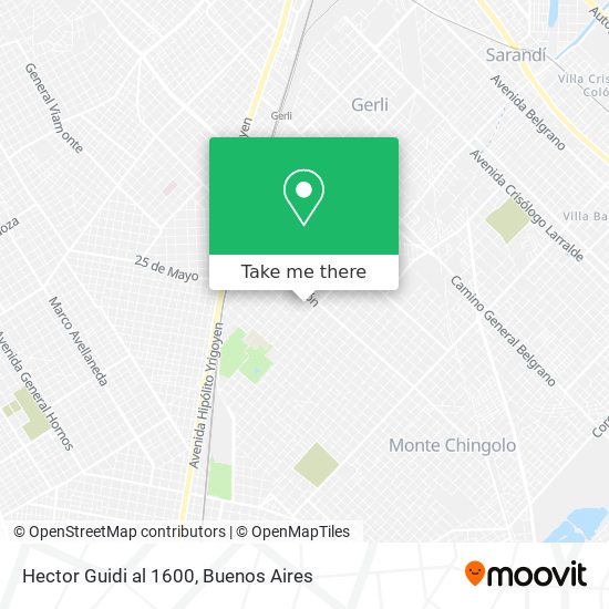 Hector Guidi  al 1600 map