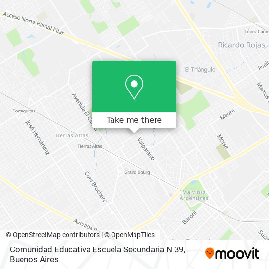 Comunidad Educativa Escuela Secundaria N 39 map