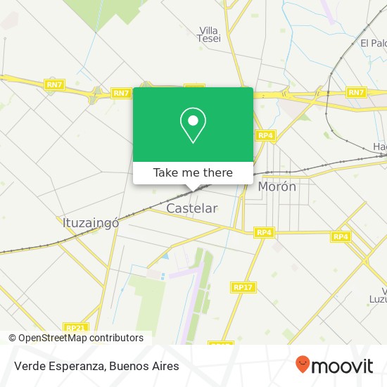 Verde Esperanza map