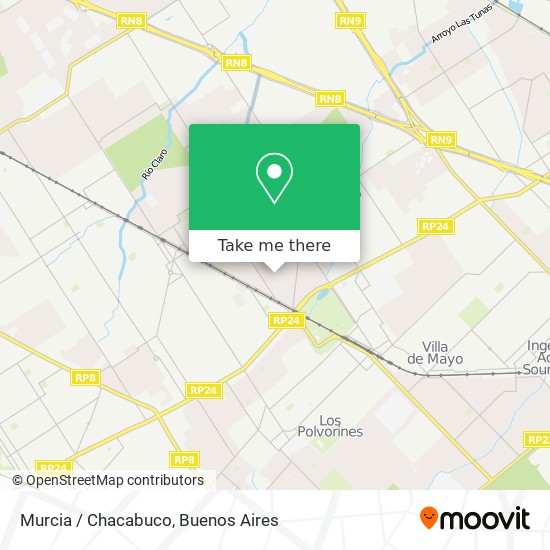 Murcia / Chacabuco map