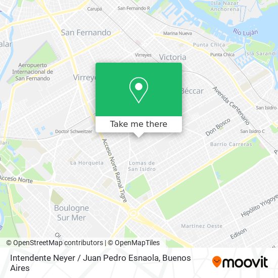 Mapa de Intendente Neyer / Juan Pedro Esnaola