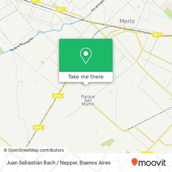 Mapa de Juan Sebastián Bach / Nepper
