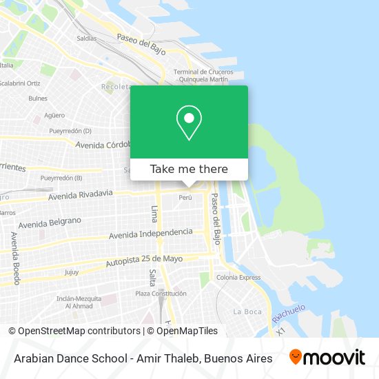 Arabian Dance School - Amir Thaleb map