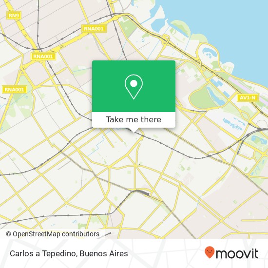 Mapa de Carlos a Tepedino
