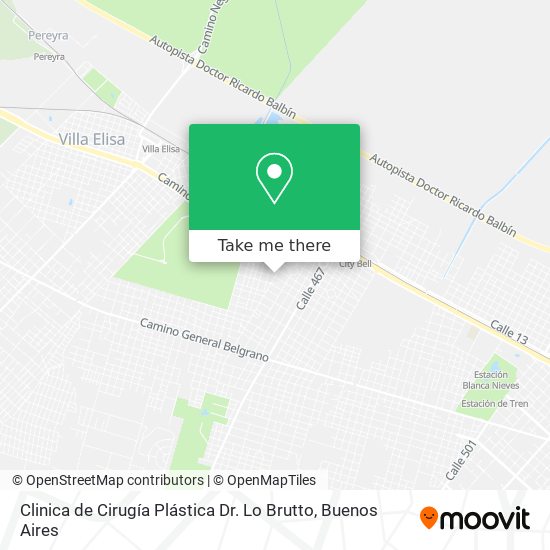 Clinica de Cirugía Plástica Dr. Lo Brutto map